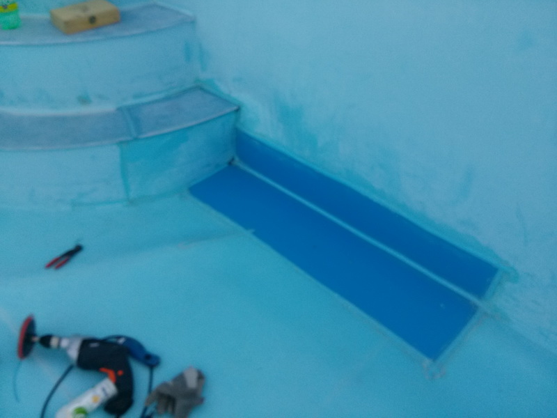 Oprava bazénu od spodní vody