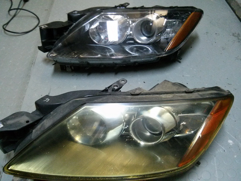 Úprava zadní části světla Mazda RX-7