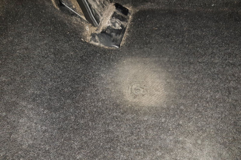 Rychlooprava prošoupaného autokoberečku od paty